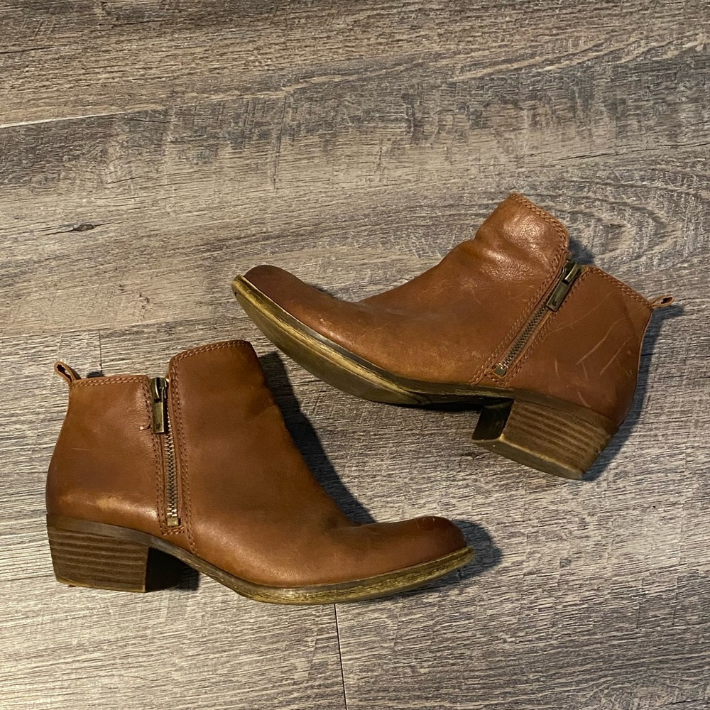 Lucky Brand leather booties